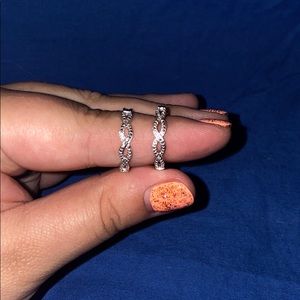 💎 DIAMOND HOOP EARRINGS 💎